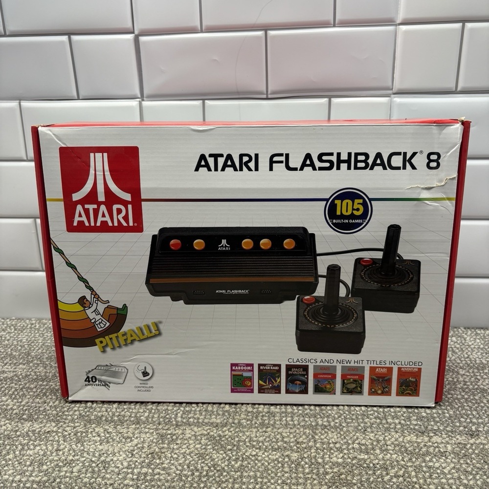 Atari Flashback 8 Console 105 Built In Games Open Box Retro Fun